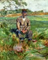 ein Arbeiter bei Celeyran Beitrag Impressionisten Henri de Toulouse Lautrec